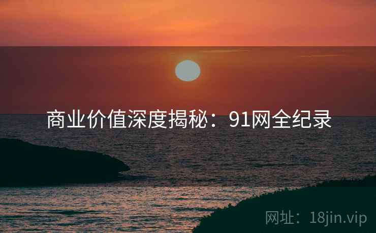 商业价值深度揭秘：91网全纪录
